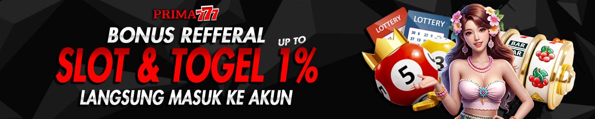BONUS REFFERAL SLOT DAN TOGEL